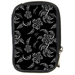 Folk Flowers Print Floral Pattern Ethnic Art Compact Camera Leather Case by Eskimos