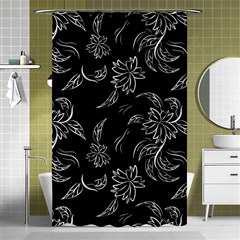 Folk Flowers Print Floral Pattern Ethnic Art Shower Curtain 48  X 72  (small)  by Eskimos