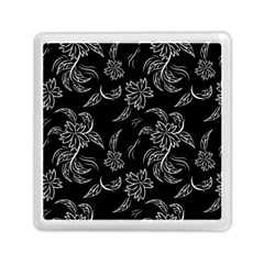 Folk Flowers Print Floral Pattern Ethnic Art Memory Card Reader (square) by Eskimos