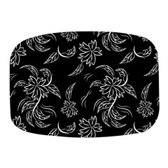 Folk Flowers Print Floral Pattern Ethnic Art Mini Square Pill Box by Eskimos