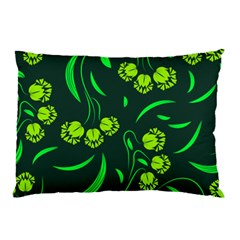 Folk Flowers Print Floral Pattern Ethnic Art Pillow Case by Eskimos