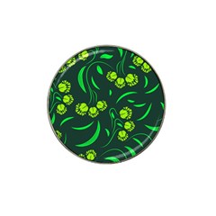 Folk Flowers Print Floral Pattern Ethnic Art Hat Clip Ball Marker by Eskimos