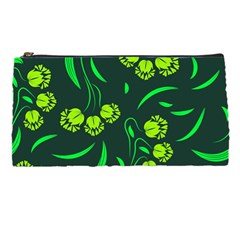 Folk Flowers Print Floral Pattern Ethnic Art Pencil Case by Eskimos