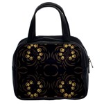 Floral folk damask pattern Fantasy flowers Floral geometric fantasy Classic Handbag (Two Sides) Front