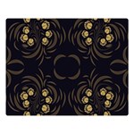 Floral folk damask pattern Fantasy flowers Floral geometric fantasy Double Sided Flano Blanket (Large)  Blanket Back