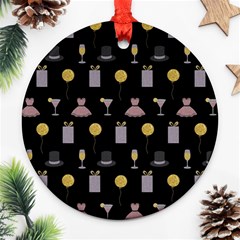 Shiny New Year Things Ornament (round) by SychEva