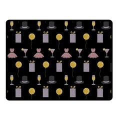 Shiny New Year Things Double Sided Fleece Blanket (small)  by SychEva