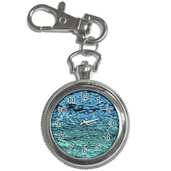 Blue Waves Flow Series 3 Key Chain Watches by DimitriosArt