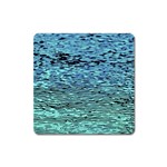 Blue Waves Flow Series 3 Square Magnet Front