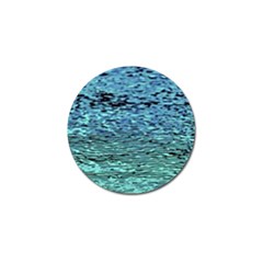 Blue Waves Flow Series 3 Golf Ball Marker by DimitriosArt