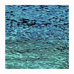 Blue Waves Flow Series 3 Medium Glasses Cloth by DimitriosArt