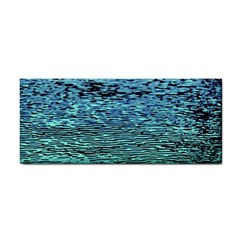 Blue Waves Flow Series 3 Hand Towel by DimitriosArt