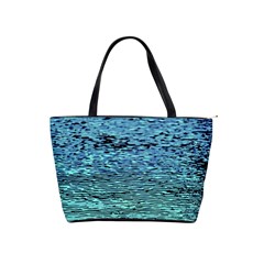 Blue Waves Flow Series 3 Classic Shoulder Handbag by DimitriosArt