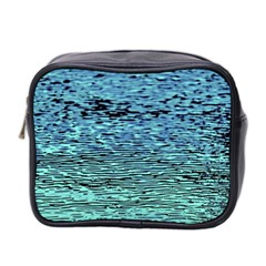 Blue Waves Flow Series 3 Mini Toiletries Bag (two Sides) by DimitriosArt