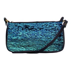 Blue Waves Flow Series 3 Shoulder Clutch Bag by DimitriosArt