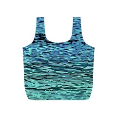 Blue Waves Flow Series 3 Full Print Recycle Bag (s) by DimitriosArt