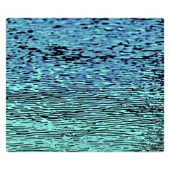 Blue Waves Flow Series 3 Double Sided Flano Blanket (small)  by DimitriosArt