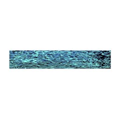 Blue Waves Flow Series 3 Flano Scarf (mini) by DimitriosArt