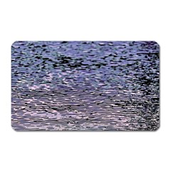 Silver Waves Flow Series 2 Magnet (rectangular) by DimitriosArt