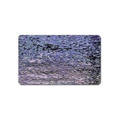 Silver Waves Flow Series 2 Magnet (name Card) by DimitriosArt