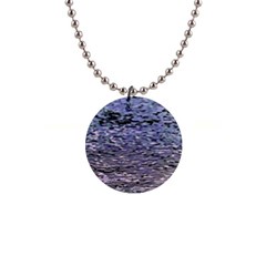 Silver Waves Flow Series 2 1  Button Necklace by DimitriosArt