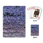 Silver Waves Flow Series 2 Playing Cards Single Design (Rectangle) Back