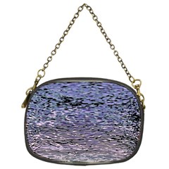 Silver Waves Flow Series 2 Chain Purse (one Side) by DimitriosArt