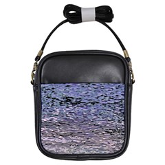 Silver Waves Flow Series 2 Girls Sling Bag by DimitriosArt