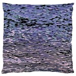 Silver Waves Flow Series 2 Large Flano Cushion Case (One Side) Front