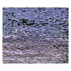 Silver Waves Flow Series 2 Double Sided Flano Blanket (small)  by DimitriosArt