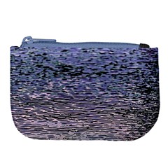 Silver Waves Flow Series 2 Large Coin Purse by DimitriosArt