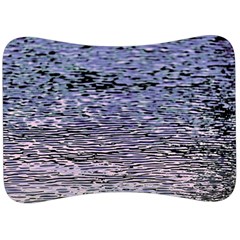 Silver Waves Flow Series 2 Velour Seat Head Rest Cushion by DimitriosArt