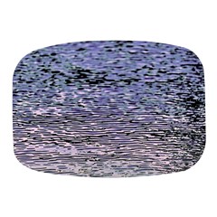 Silver Waves Flow Series 2 Mini Square Pill Box by DimitriosArt