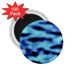 Blue Waves Flow Series 4 2 25  Magnets (100 Pack)  by DimitriosArt