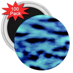 Blue Waves Flow Series 4 3  Magnets (100 Pack) by DimitriosArt