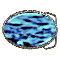 Blue Waves Flow Series 4 Belt Buckles by DimitriosArt