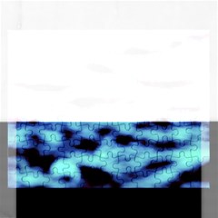 Blue Waves Flow Series 4 Rectangular Jigsaw Puzzl by DimitriosArt