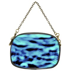 Blue Waves Flow Series 4 Chain Purse (one Side) by DimitriosArt