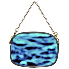 Blue Waves Flow Series 4 Chain Purse (two Sides) by DimitriosArt