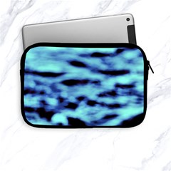 Blue Waves Flow Series 4 Apple Ipad Mini Zipper Cases by DimitriosArt