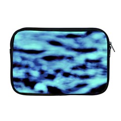 Blue Waves Flow Series 4 Apple Macbook Pro 17  Zipper Case by DimitriosArt