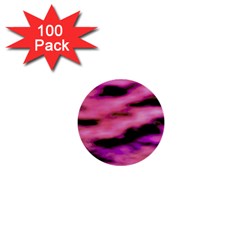 Pink  Waves Flow Series 2 1  Mini Buttons (100 Pack)  by DimitriosArt