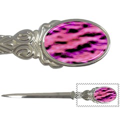 Pink  Waves Flow Series 2 Letter Opener by DimitriosArt