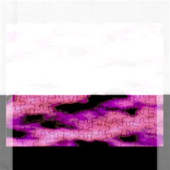 Pink  Waves Flow Series 2 Rectangular Jigsaw Puzzl by DimitriosArt