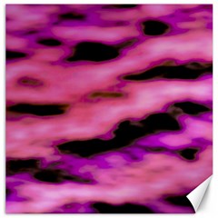 Pink  Waves Flow Series 2 Canvas 20  X 20  by DimitriosArt