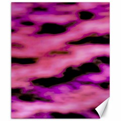 Pink  Waves Flow Series 2 Canvas 20  X 24  by DimitriosArt