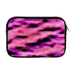 Pink  Waves Flow Series 2 Apple Macbook Pro 17  Zipper Case by DimitriosArt