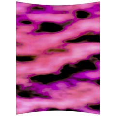 Pink  Waves Flow Series 2 Back Support Cushion by DimitriosArt