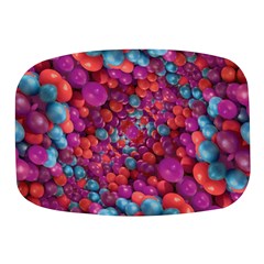 Colorful Spheres Motif Print Design Pattern Mini Square Pill Box by dflcprintsclothing