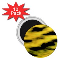 Yellow Waves Flow Series 1 1 75  Magnets (10 Pack)  by DimitriosArt